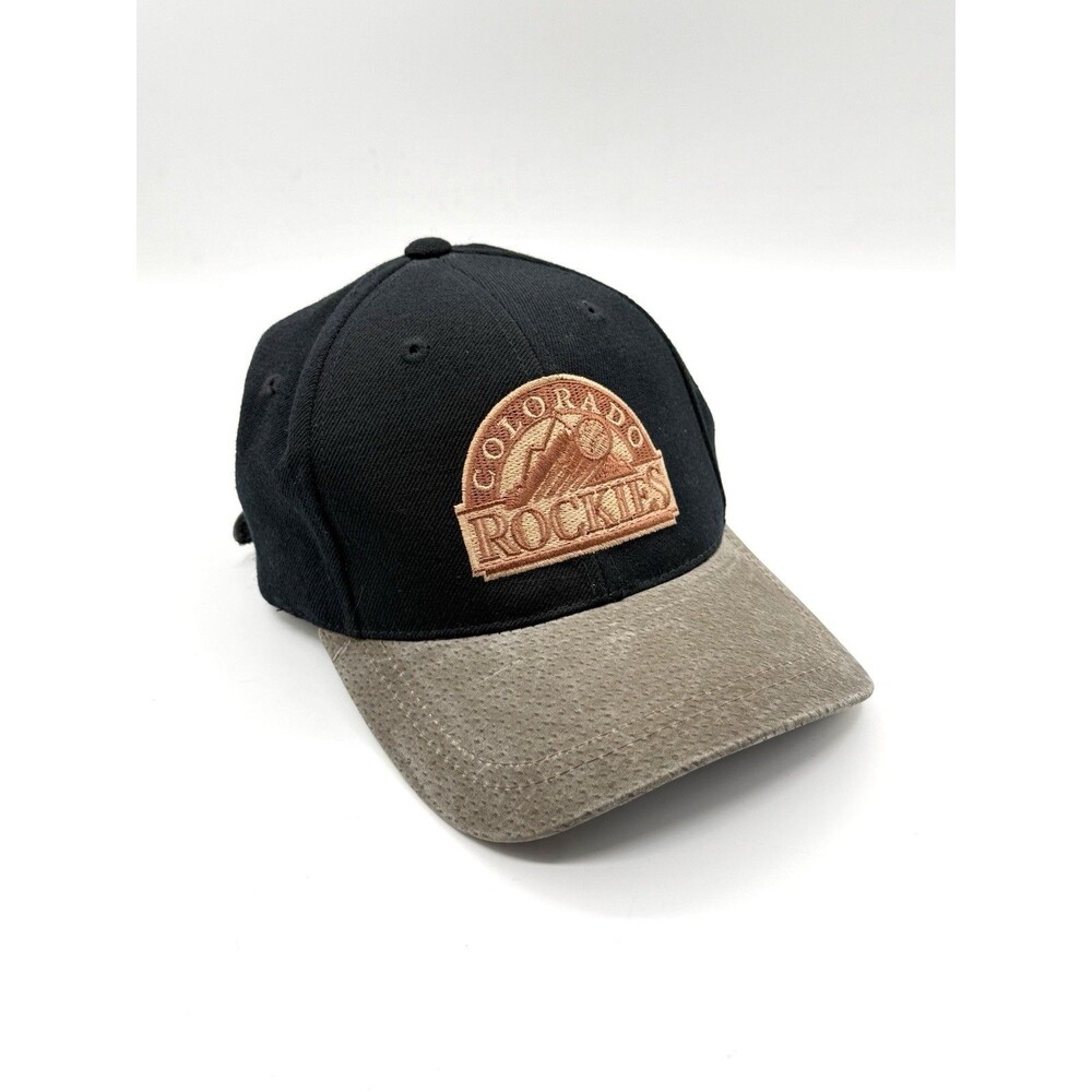 Vintage‎ Colorado Rockies American Needle  Hat Snapback Wool Leather